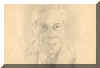 Thumbnail image of my father's drawing of George Arliss. Click here for a larger image that will open a new window. 