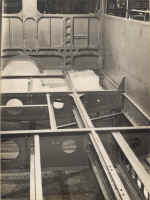 Small image of Routemaster RM3 under construction. Click here for a larger image that will open a new window. bottom_frame_from_rear_os.jpg (79487 bytes)
