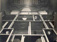 Small image of Routemaster RM3 under construction. Click here for a larger image that will open a new window. bottom_frame_from_rear.jpg (74098 bytes)