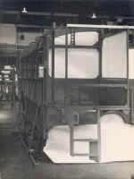 Small image of Routemaster RM3 under construction. Click here for a larger image that will open a new window. cab_structure_complete.jpg (60977 bytes)