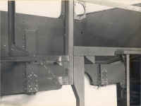 Small image of Routemaster RM3 under construction. Click here for a larger image that will open a new window. cab_structure_front_corner_os.jpg (50627 bytes)