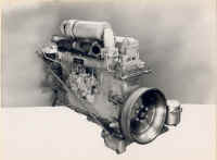 Small image of Routemaster RM3 under construction. Click here for a larger image that will open a new window. engine_view_from_rear_ns.jpg (50498 bytes)