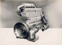Small image of Routemaster RM3 under construction. Click here for a larger image that will open a new window. engine_view_from_rear_os.jpg (50790 bytes)