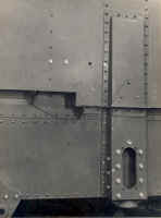 Small image of Routemaster RM3 under construction. Click here for a larger image that will open a new window. front_bulkhead_buttress_bracket_os.jpg (48169 bytes)