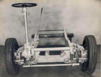 Small image of Routemaster RM3 under construction. Click here for a larger image that will open a new window. independent_front_suspension_and_frame_complete.jpg (56352 bytes)