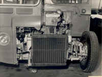 Small image of Routemaster RM3 under construction. Click here for a larger image that will open a new window. radiator_mounting.jpg (88068 bytes)