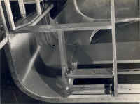 Small image of Routemaster RM3 under construction. Click here for a larger image that will open a new window. stairwell_structure_viewed_from_platform.jpg (66010 bytes)