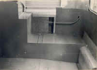 Small image of Routemaster RM3 under construction. Click here for a larger image that will open a new window. upper_saloon_rear_seat_framing.jpg (50723 bytes)