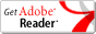 Adobe Acrobat Reader logo. You can get the free reader here. The link will open in a new window.