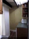 Thumbnail image of Pentre Cottage galley kitchen. Click here for a larger image.